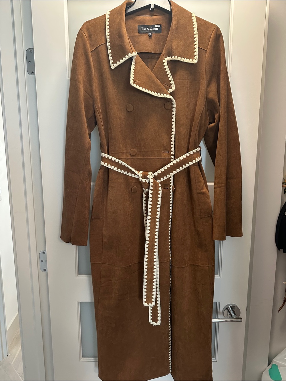 NWOT En Saison Logan Trench Coat - Picture 4 of 6